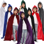 Halloween Faschingskostüm Kinder Zauberer Hexen Umhang Outfit