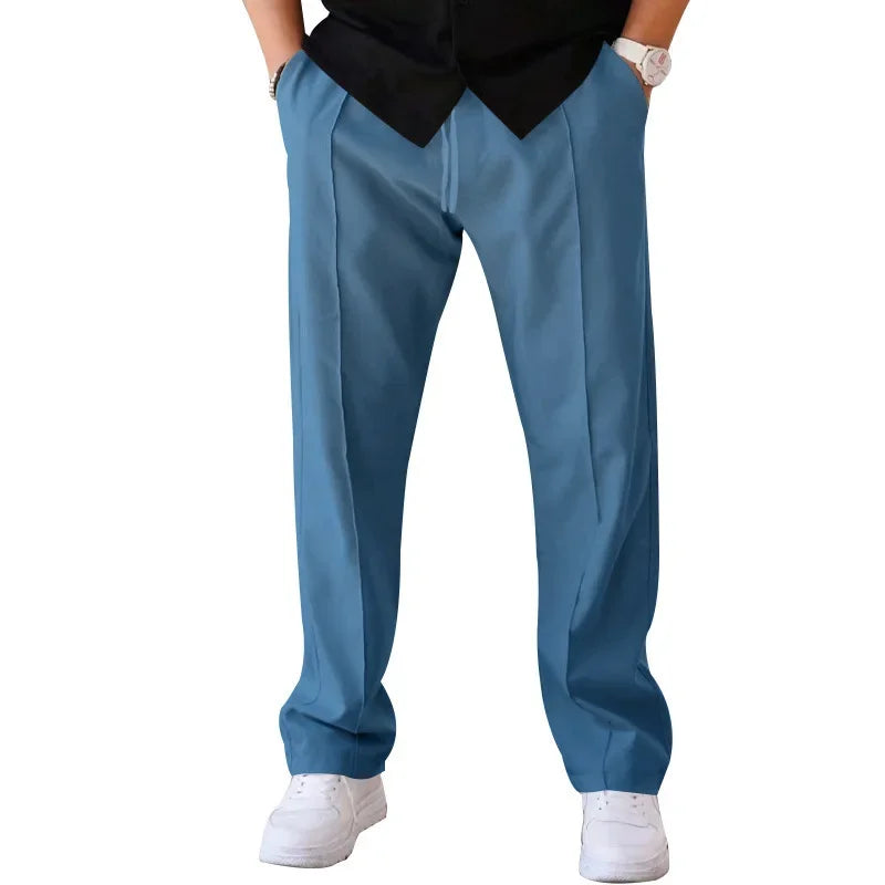 Herren weite Stoffhose