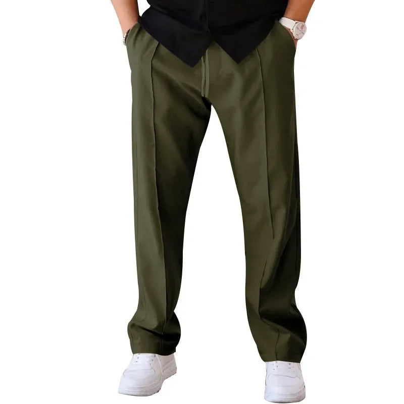 Herren weite Stoffhose