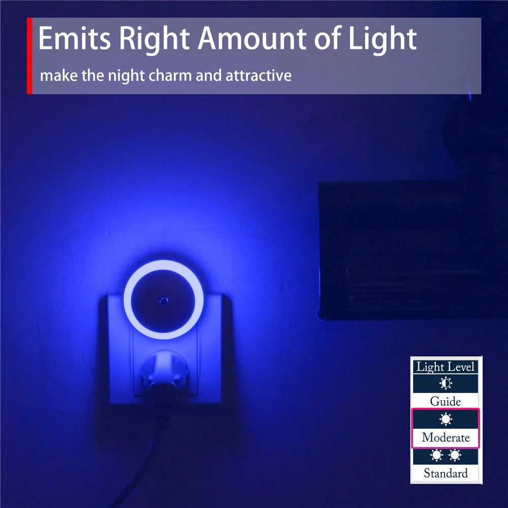 Buma LED Nachtlicht mit Dämmerungssensor, Steckdosenlicht