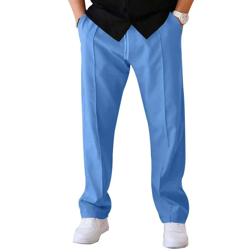 Herren weite Stoffhose