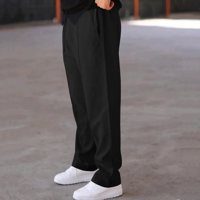 Herren weite Stoffhose