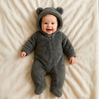 Warmer Bärenkapuzen Baby Overall Strampler