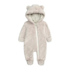 Warmer Bärenkapuzen Baby Overall Strampler