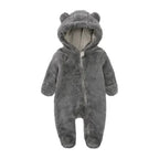 Warmer Bärenkapuzen Baby Overall Strampler