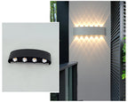 Wasserdichte LED Wandlampe - Geschmackvoll & Energie Effizient