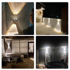 Wasserdichte LED Wandlampe - Geschmackvoll & Energie Effizient