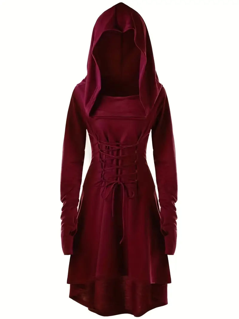 Thea Gothic Midi Korsettkleid Faschingskostüm