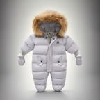 Gepolsterter Baby Schneeanzug mit Fleece-Futter