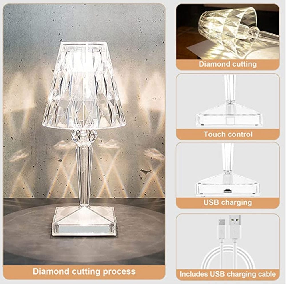 Flamo Crystal Designer Lampe
