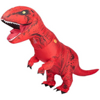 DinoMax Aufblasbares T-Rex Kostüm Faschingskostüm