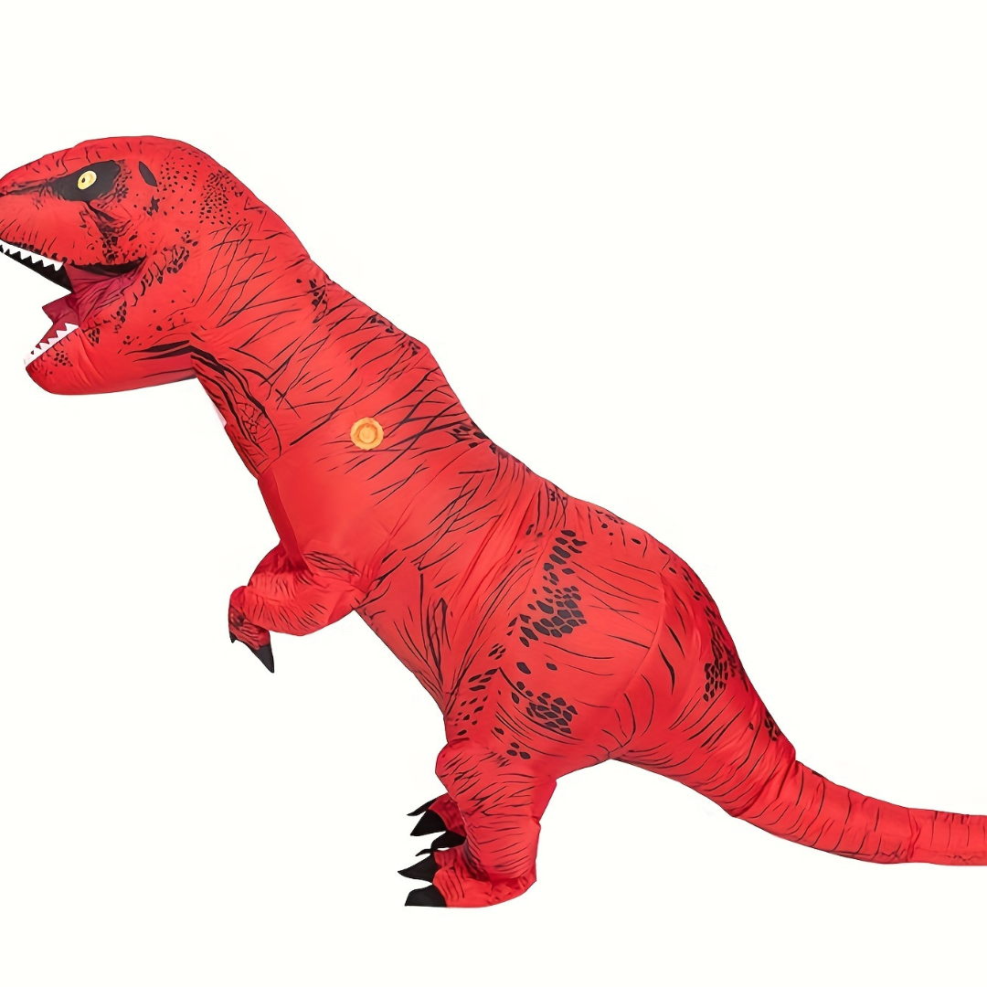 DinoMax Aufblasbares T-Rex Kostüm Faschingskostüm